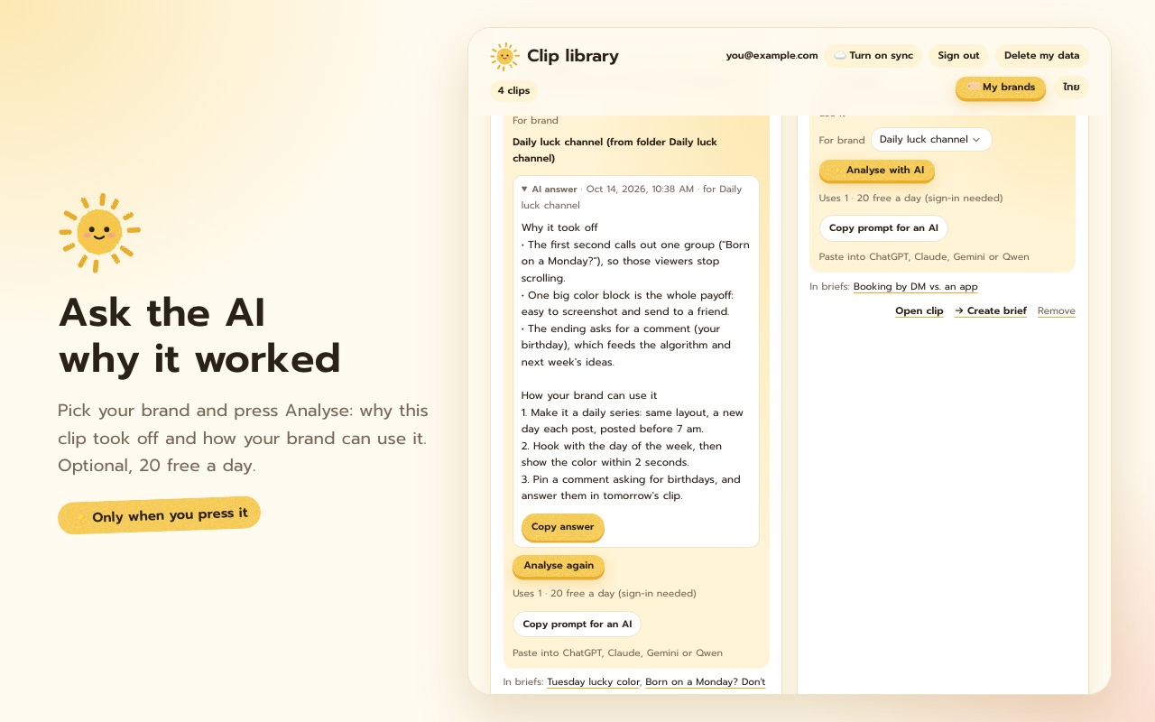 The AI on why it worked and how your brand can use it